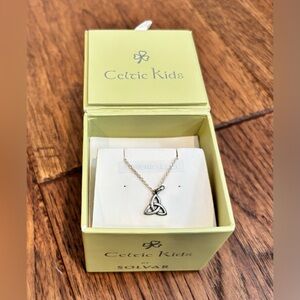 Solvar Celtic Kids Irish Trinity Necklace